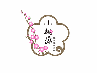 AR科技核心~雪狐設(shè)計(jì)的小桃源  足道養(yǎng)生會(huì)所logo設(shè)計(jì)