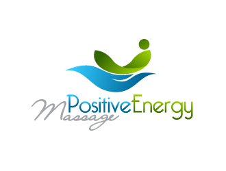 positive energy massage (正能量按摩)logo設(shè)計(jì)