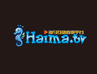 周國強(qiáng)的海馬互動直播平臺logo設(shè)計