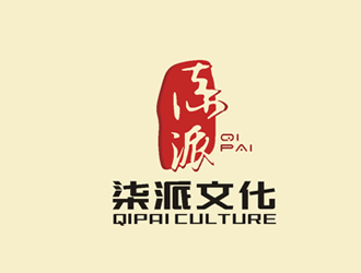 上海柒派文化傳播有限公司( SHANGHAI QIPAI CULTURE COMMUNICATIONlogo設(shè)計(jì)