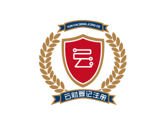 北京云財(cái)?shù)怯涀?cè)代理事務(wù)所logo設(shè)計(jì)