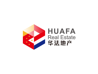 華法地產(chǎn) HUAFA Real Estate   法國投資，置業(yè)，安家一站式服務(wù)平臺(tái)logo設(shè)計(jì)