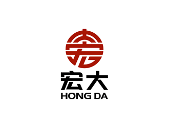 安冬的宏大建材商標設(shè)計logo設(shè)計