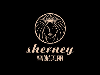 雪妮美麗美容SPA連鎖機(jī)構(gòu)logo設(shè)計