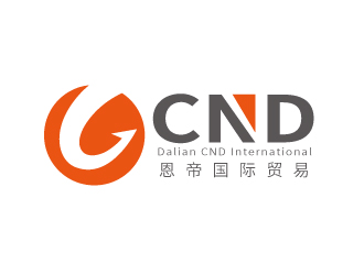 張俊的大連斯恩帝國際貿(mào)易有限公司(英文縮寫:CND)logo設(shè)計