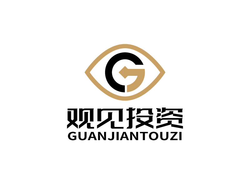 張俊的標(biāo)志:觀見投資         公司名稱:福建省觀見投資咨詢有限公司logo設(shè)計(jì)