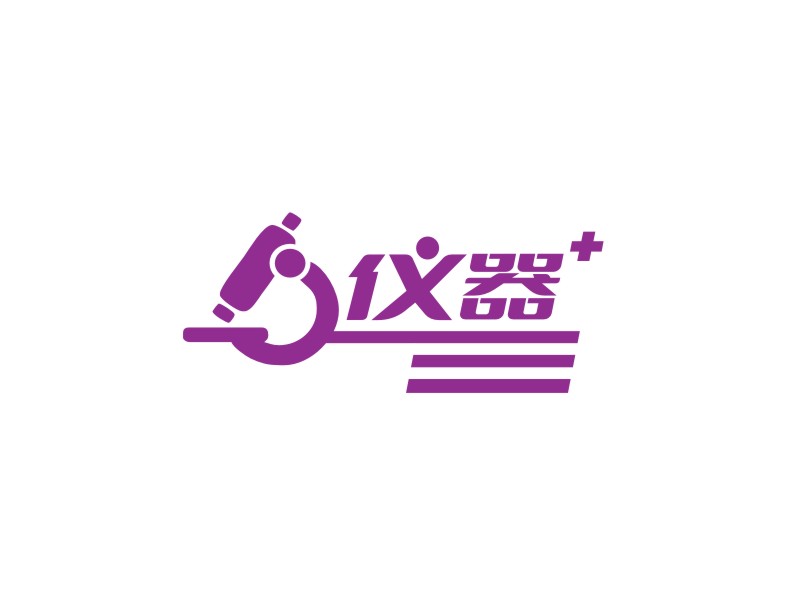 “儀器+(加號(hào)是上標(biāo))”時(shí)間logo設(shè)計(jì)