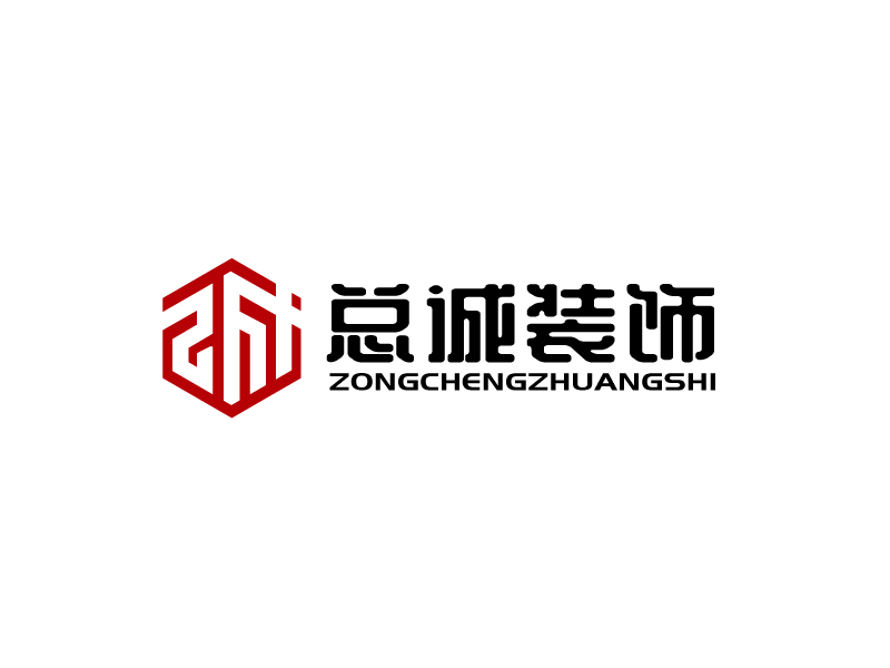 張俊的上?？傉\裝飾材料有限公司logologo設計